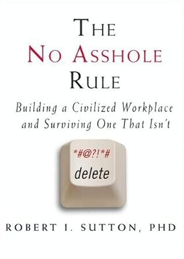 Cover of The No Asshole Rule